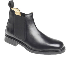 Mens Roamers Leather Chelsea Boots Cushioned lining